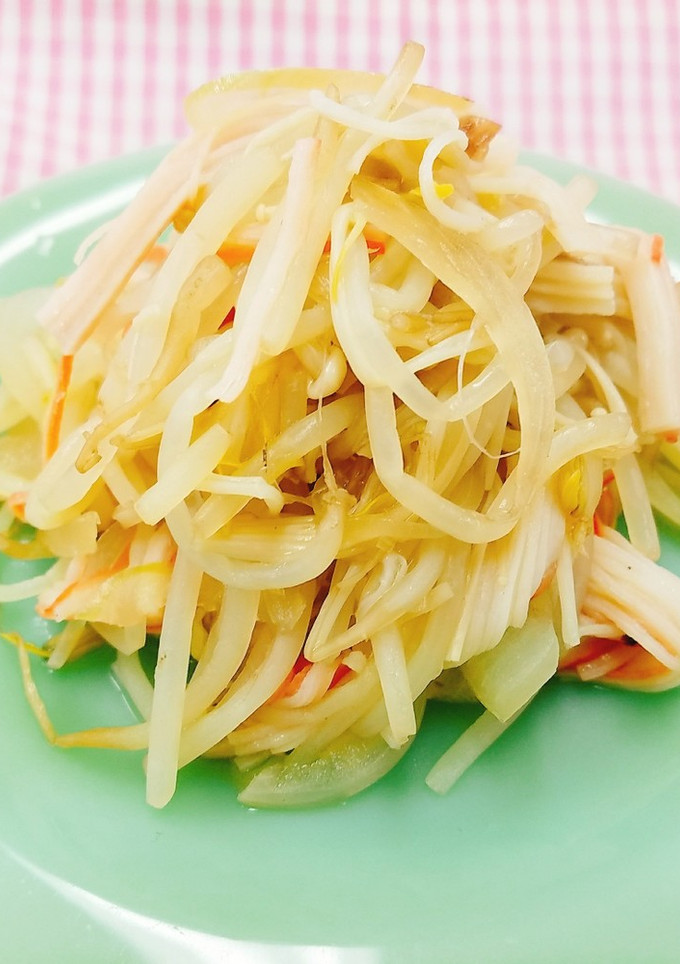 もやしとえのきのパスタ風-レシピのメイン写真