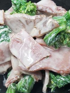 菜の花とチャーシューの和え物-レシピのメイン写真