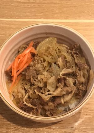ホットクックで無水牛丼-レシピのメイン写真
