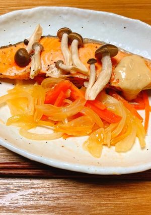 包まない焼きサーモン-レシピのメイン写真
