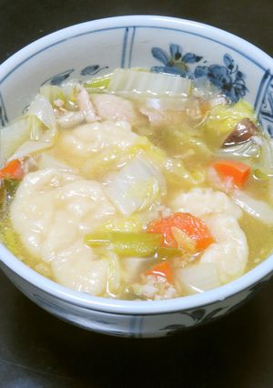 美味簡単すいとん☆テレビで見た油つめっこ-レシピのメイン写真
