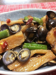 シジミと長芋の中華風炒め-レシピのメイン写真