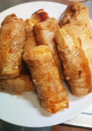豚巻き巻き豆腐-レシピのメイン写真