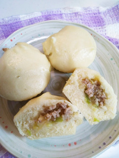 包まない米粉の肉まん♪カレーパンにも♪-レシピのメイン写真