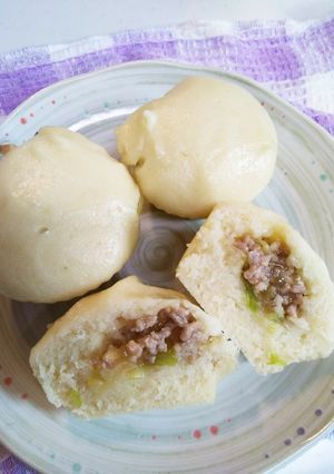 包まない米粉の肉まん♪カレーパンにも♪-レシピのメイン写真