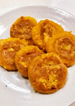 離乳食後期～☆簡単手づかみかぼちゃもち-レシピのメイン写真