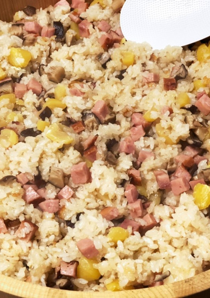 炊飯器で給食の中華おこわ-レシピのメイン写真