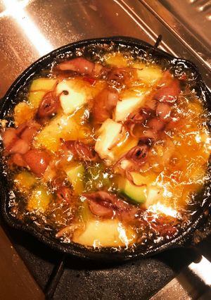 ホタルイカとアボカド豆腐のアヒージョ-レシピのメイン写真