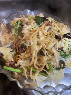 牛肉の挽肉キクラゲ醤油焼きそば-レシピのメイン写真