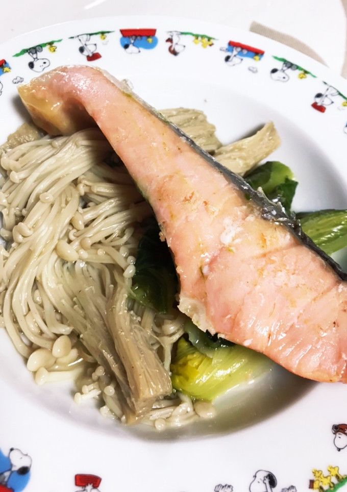 【準備5分！】鮭と野菜の酒蒸し-レシピのメイン写真