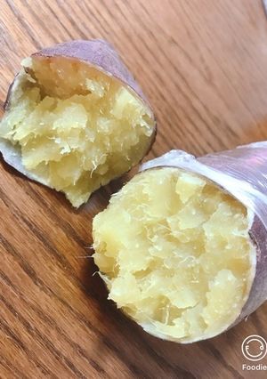 レンジで簡単!!黄金色のふかし芋-レシピのメイン写真