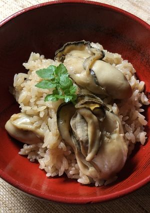 カキの炊き込みご飯-レシピのメイン写真
