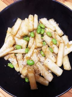 山芋の甘辛味噌炒め-レシピのメイン写真