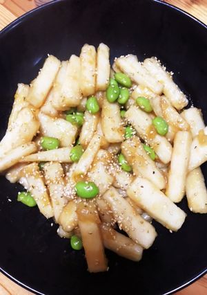 山芋の甘辛味噌炒め-レシピのメイン写真