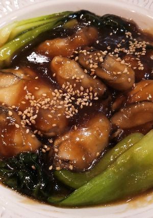 牡蠣と青梗菜のオイスター煮-レシピのメイン写真
