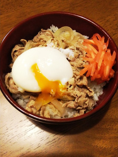 温玉牛丼-レシピのメイン写真