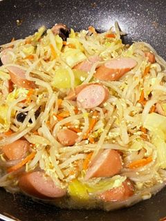 やみつき間違いなし☆ウインナー野菜炒め!-レシピのメイン写真