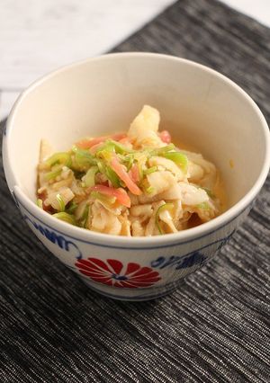 簡単おつまみ！豚しゃぶ☆黄身マヨポン-レシピのメイン写真