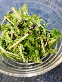 和えるだけ◎水菜のチーズサラダ-レシピのメイン写真