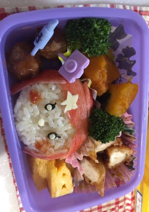 キャラ弁 アリエル-レシピのメイン写真