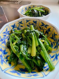 ほうれん草のシャンタン炒め-レシピのメイン写真