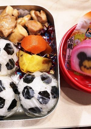 幼稚園サッカーボール弁当-レシピのメイン写真