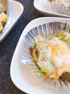 簡単☆アスパラのマヨチーズ焼き-レシピのメイン写真