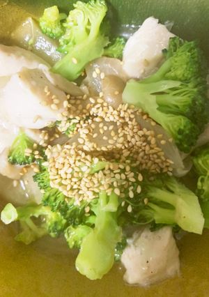 全てレンジ胸肉根菜ニンニク炒め風蒸し煮-レシピのメイン写真