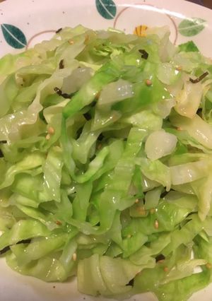キャベツの塩昆布和え-レシピのメイン写真