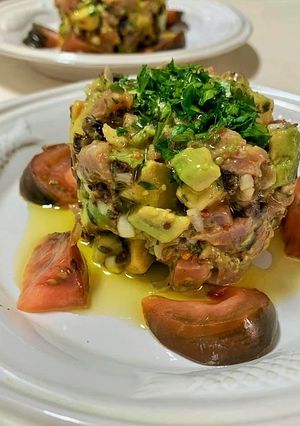 マグロのオリーブオイルタルタル-レシピのメイン写真