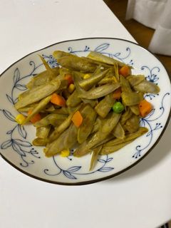 ごぼうのカレー粉炒め-レシピのメイン写真