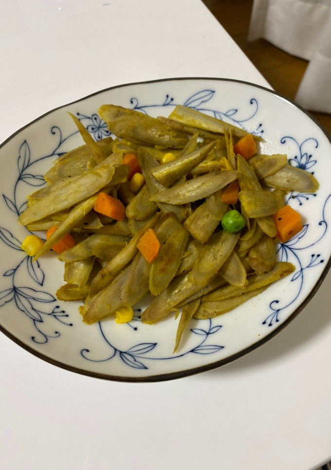 ごぼうのカレー粉炒め-レシピのメイン写真