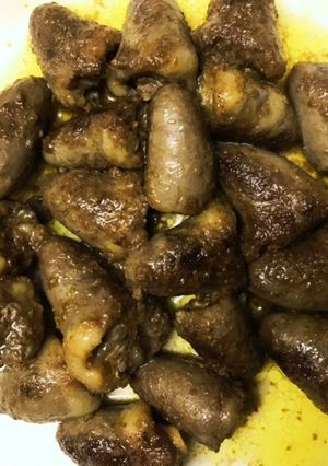 鶏肉ハツのカレー風味-レシピのメイン写真