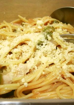 レンジDEパスタ:ナポリタン-レシピのメイン写真