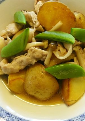 新じゃがと豚肉の照り煮-レシピのメイン写真