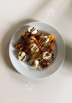 バナナチョコフレンチトースト-レシピのメイン写真