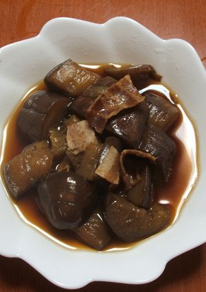 ナスとベーコンの煮物-レシピのメイン写真