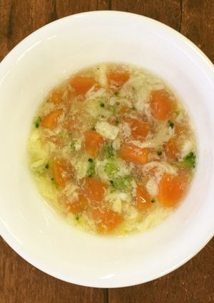 【離乳食９か月～】野菜の卵とじ-レシピのメイン写真
