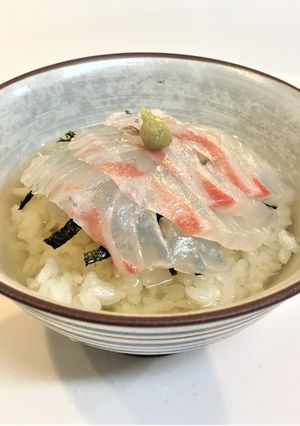 鯛茶漬け【クエだしの素】：よか魚-レシピのメイン写真