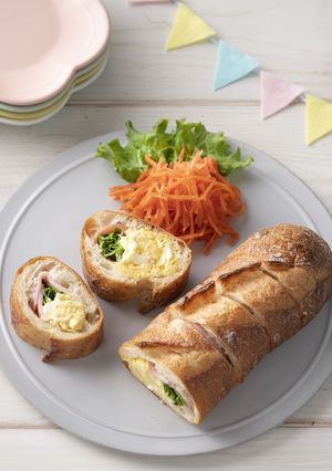 エッグポテトのスタッフドバゲット-レシピのメイン写真