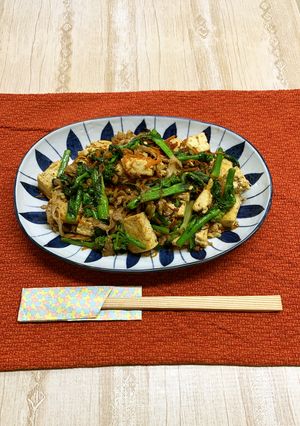 春先取り！菜の花チャンプル♪めっけ-レシピのメイン写真