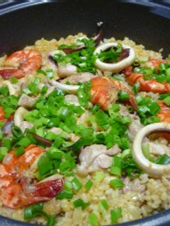 手づくりキットタイカレーでパエリア♪-レシピのメイン写真