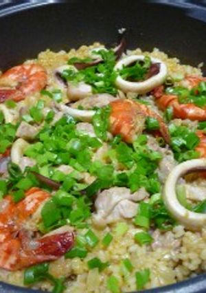 手づくりキットタイカレーでパエリア♪-レシピのメイン写真