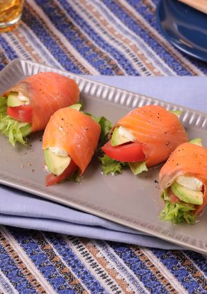 アボカドのサーモン巻き-レシピのメイン写真