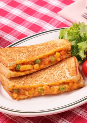 フライパンで!ホットミートサンド-レシピのメイン写真