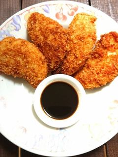 サクサクささみフライ(卵、小麦粉不要)-レシピのメイン写真