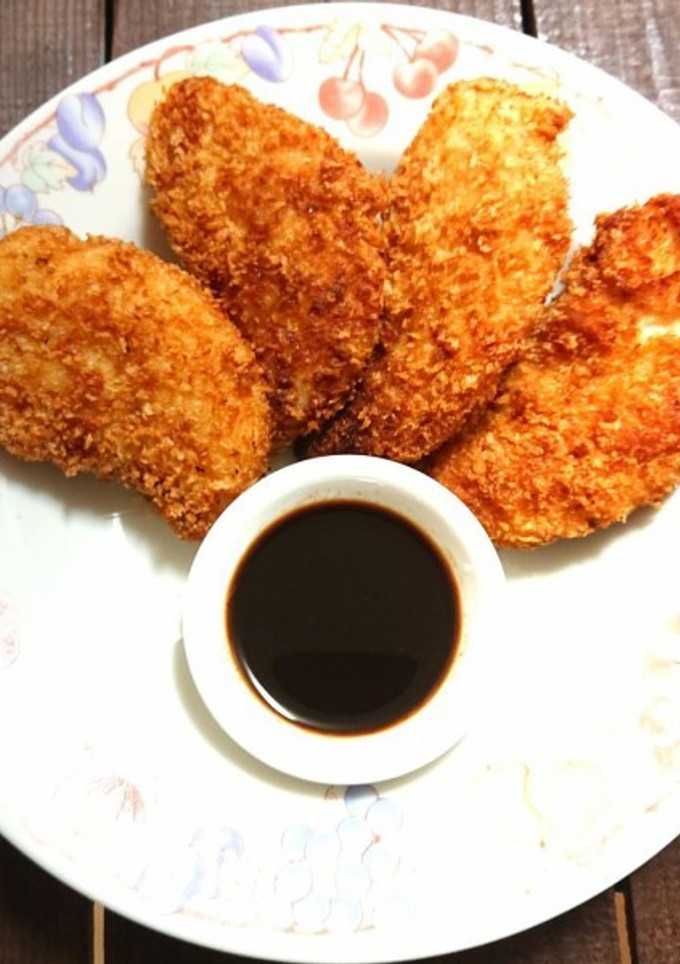 サクサクささみフライ（卵、小麦粉不要）-レシピのメイン写真