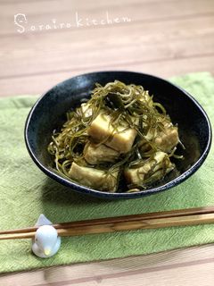 作り置きに美味しい*厚揚げと昆布の煮物*-レシピのメイン写真
