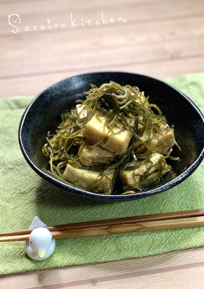 作り置きに美味しい＊厚揚げと昆布の煮物＊-レシピのメイン写真