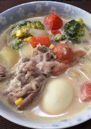 豆乳味噌鍋!(^^)!-レシピのメイン写真